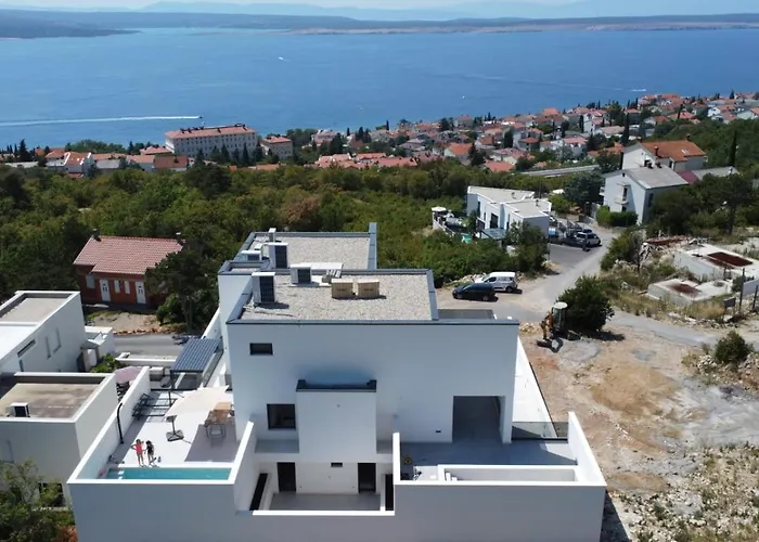 דירה Luxurious Sea-view 2br With Private Pool-villa Quadris-crikvenica *